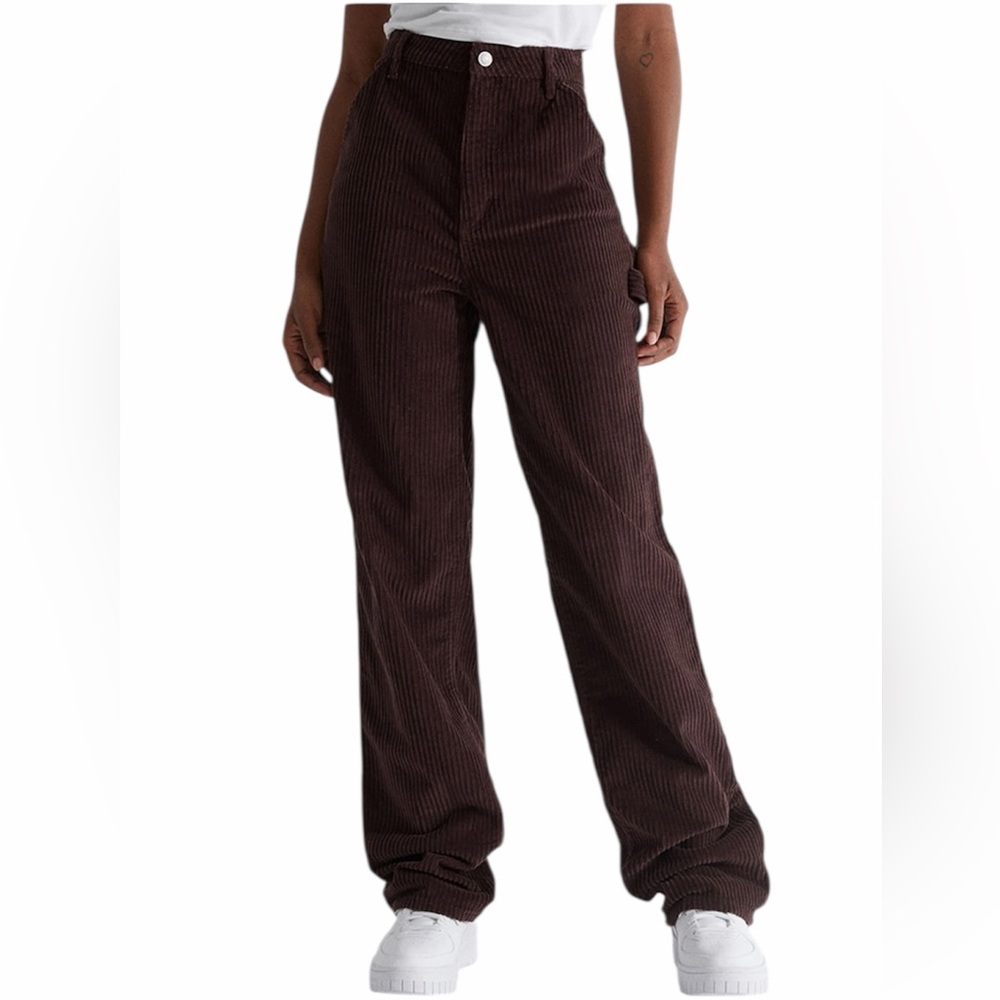 NWT Pacsun Corduroy 90's Boyfriend Carpenter Pants High Rise Retro Size 27